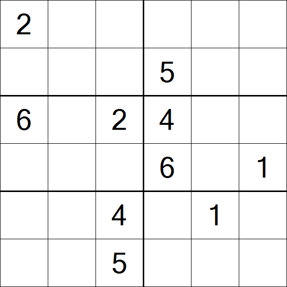 Sudoku 6x6 - Difícil