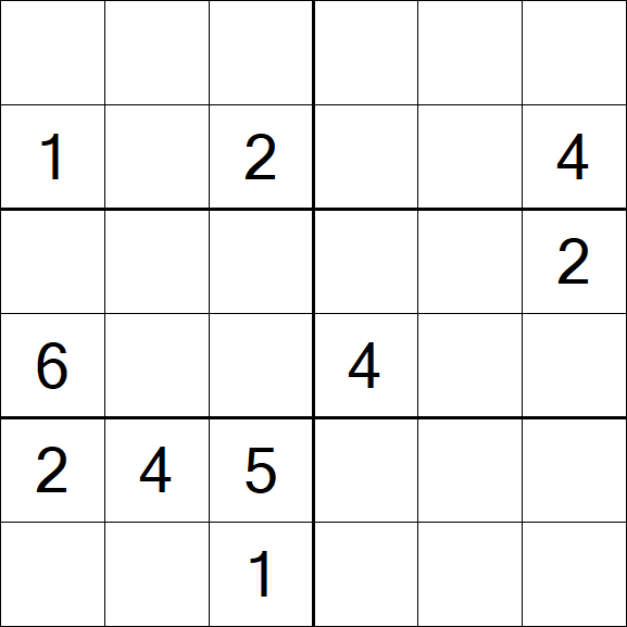 Sudoku 6x6 - Hard