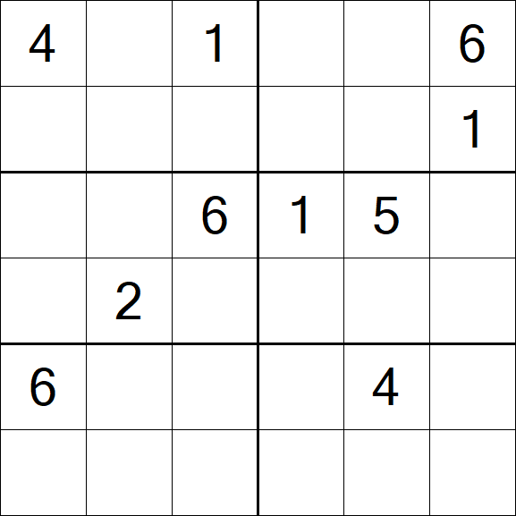 Sudoku 6x6 - Difícil