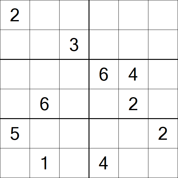 Sudoku 6x6 - Difícil