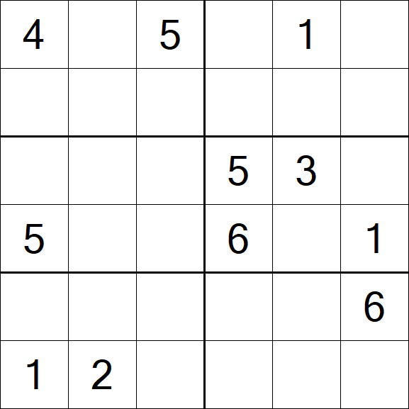 Sudoku 6x6 - Difficile