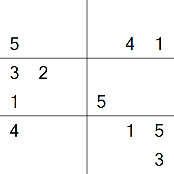 Sudoku 6x6 - Difícil