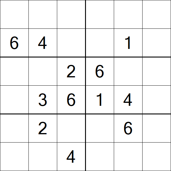 Sudoku 6x6 - Medium