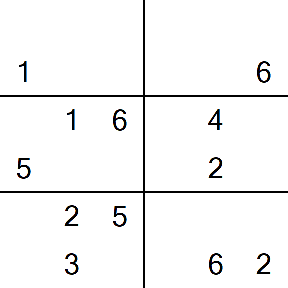 Sudoku 6x6 - Medium
