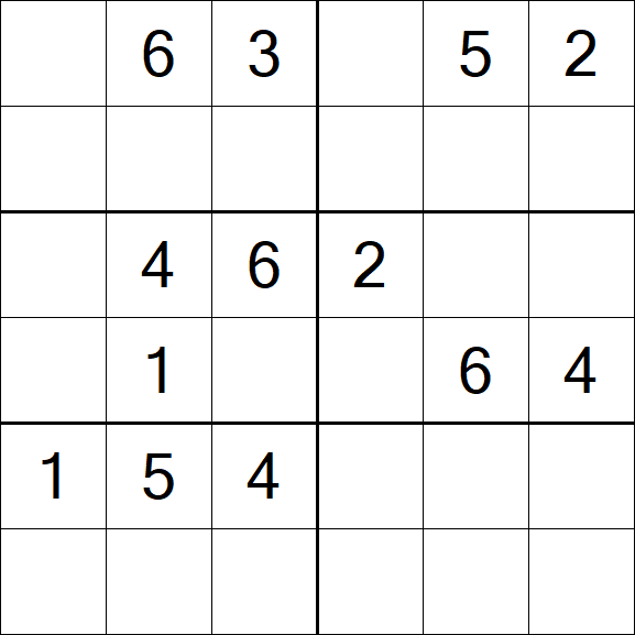 Sudoku 6x6 - Medium