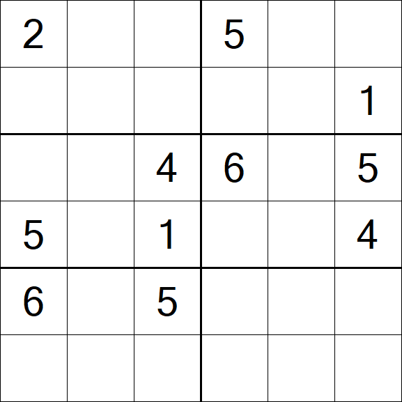 Sudoku 6x6 - Medium