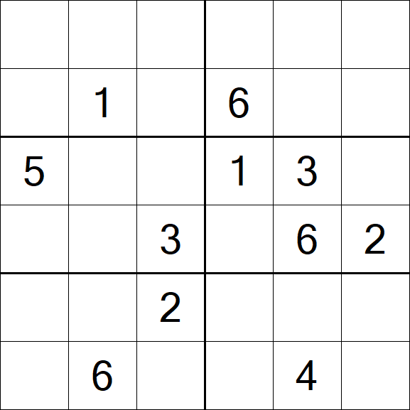 Sudoku 6x6 - Medium