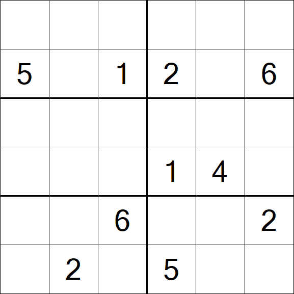 Sudoku 6x6 - Medium