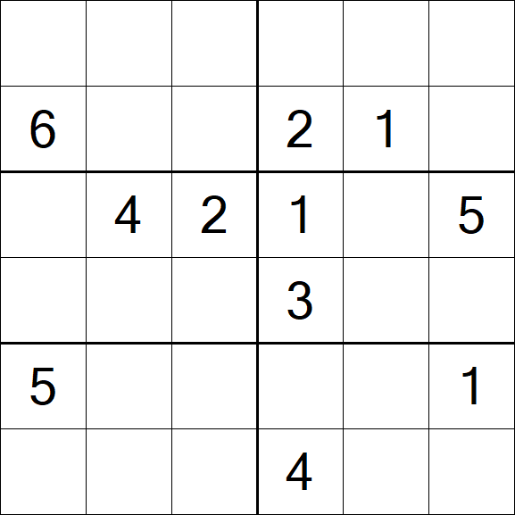 Sudoku 6x6 - Medium