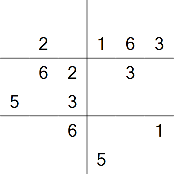 Sudoku 6x6 - Medium