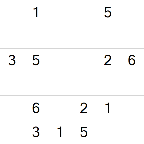 Sudoku 6x6 - Medium