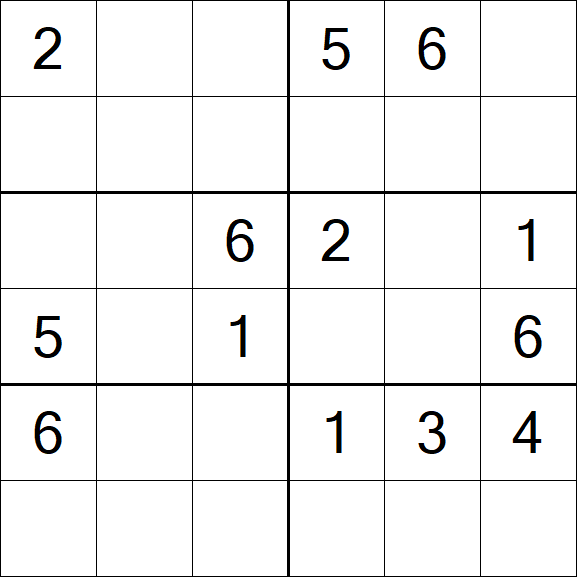 Sudoku 6x6 - Medium