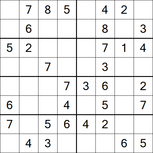 Sudoku 8x8 - Easy