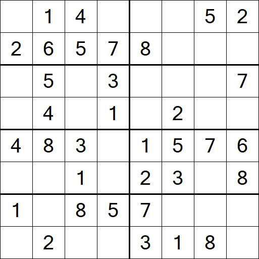 Sudoku 8x8 - Easy