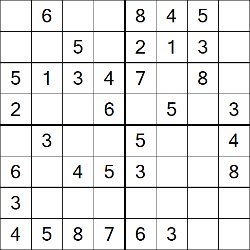 Sudoku 8x8 - Easy
