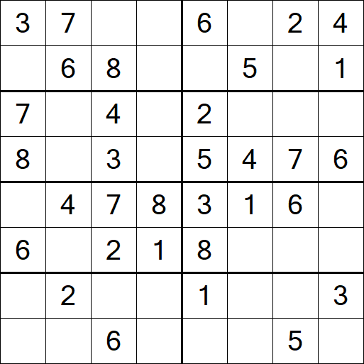 Sudoku 8x8 - Simple