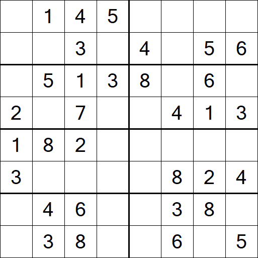 Sudoku 8x8 - Easy