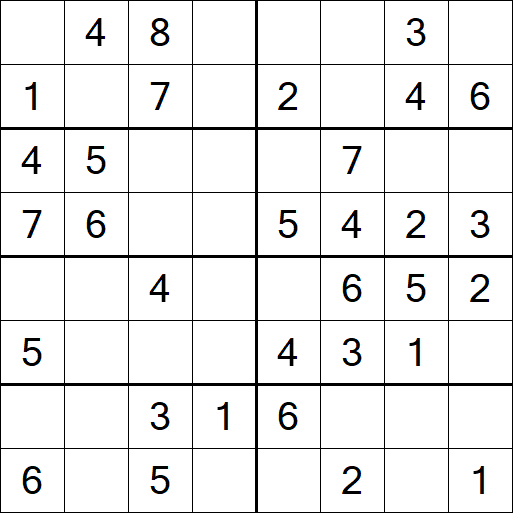 Sudoku 8x8 - Easy