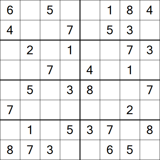Sudoku 8x8 - Easy
