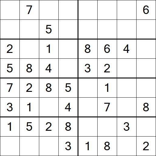 Sudoku 8x8 - Easy