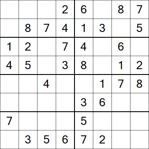 Sudoku 8x8 - Fácil