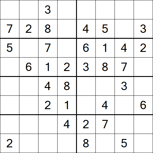 Sudoku 8x8 - Easy