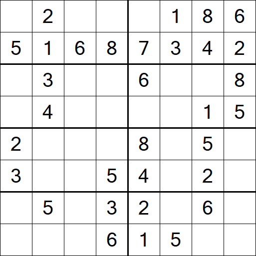 Sudoku 8x8 - Fácil