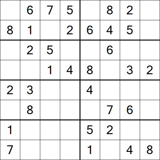 Sudoku 8x8 - Easy