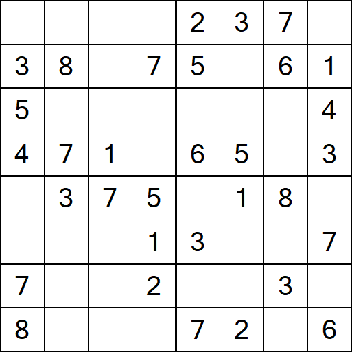 Sudoku 8x8 - Easy