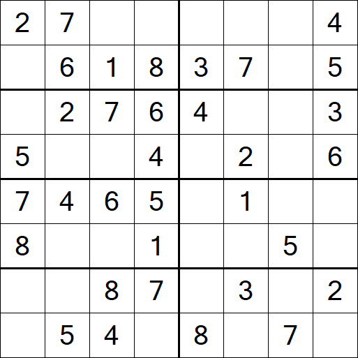 Sudoku 8x8 - Easy
