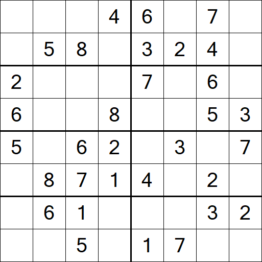 Sudoku 8x8 - Einfach