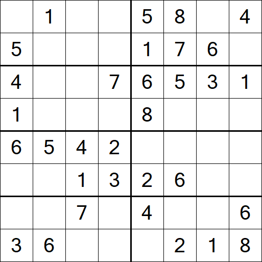 Sudoku 8x8 - Fácil
