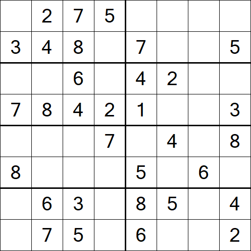 Sudoku 8x8 - Fácil