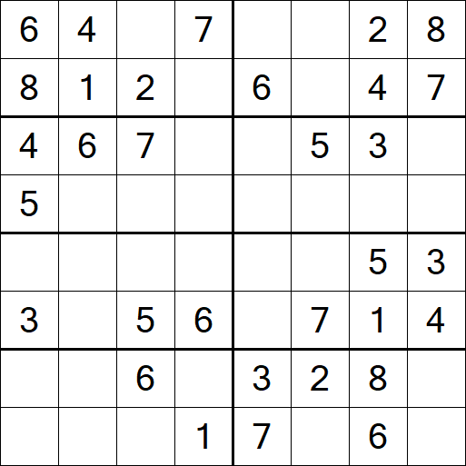 Sudoku 8x8 - Easy