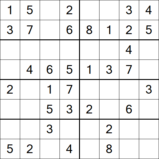 Sudoku 8x8 - Easy