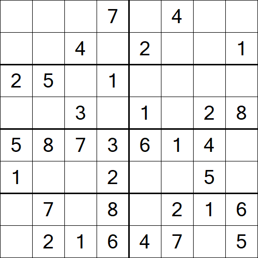 Sudoku 8x8 - Easy