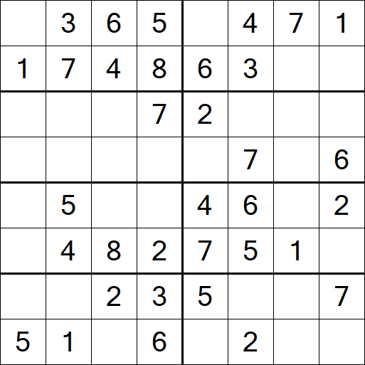 Sudoku 8x8 - Easy
