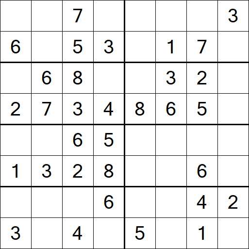 Sudoku 8x8 - Easy