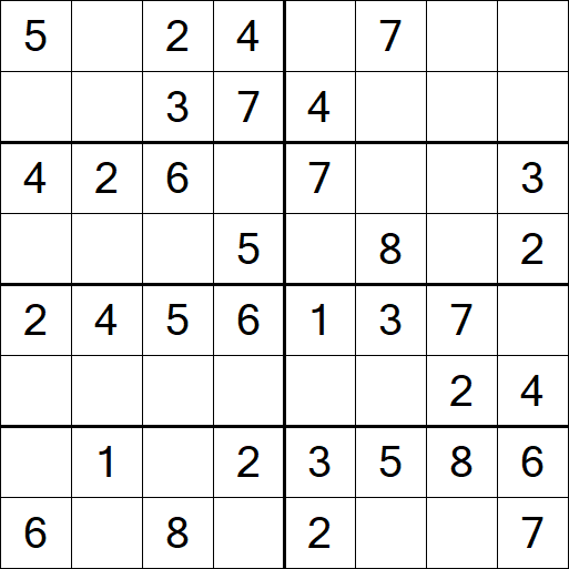 Sudoku 8x8 - Easy