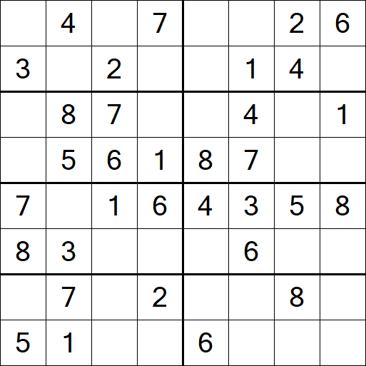 Sudoku 8x8 - Simple