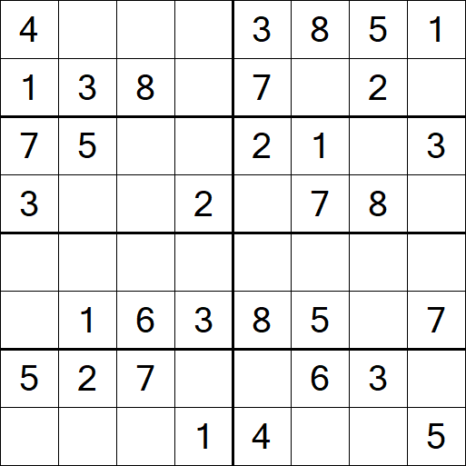 Sudoku 8x8 - Simple