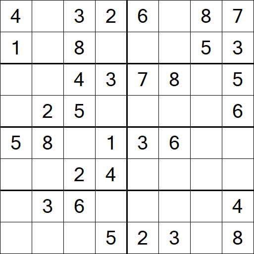 Sudoku 8x8 - Easy