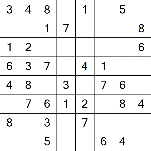 Sudoku 8x8 - Easy