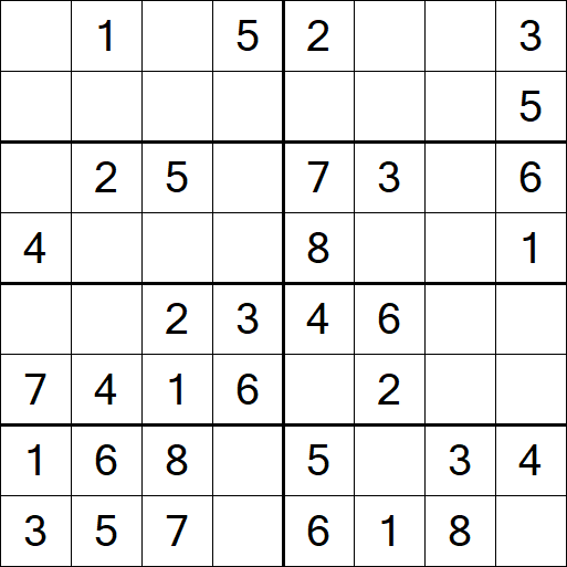 Sudoku 8x8 - Easy