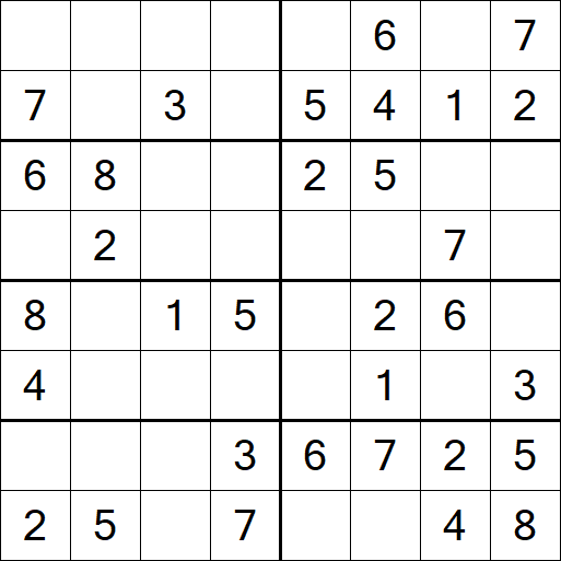 Sudoku 8x8 - Easy