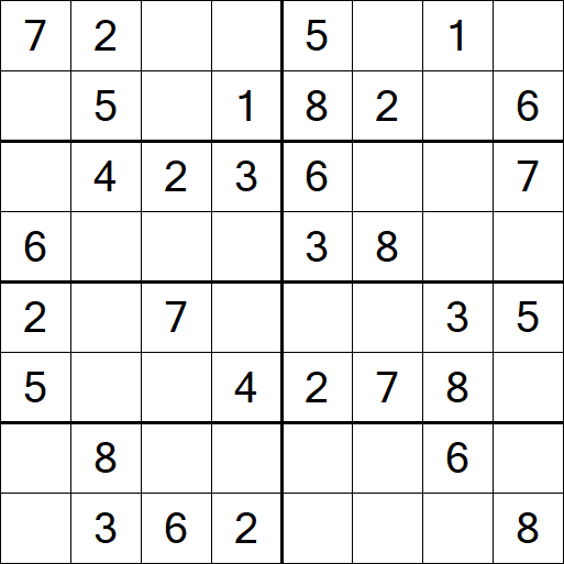 Sudoku 8x8 - Easy