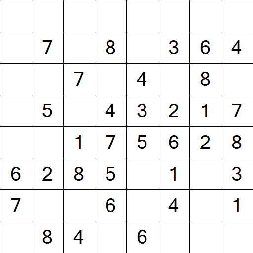 Sudoku 8x8 - Fácil
