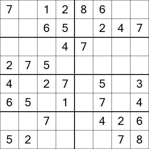 Sudoku 8x8 - Simple