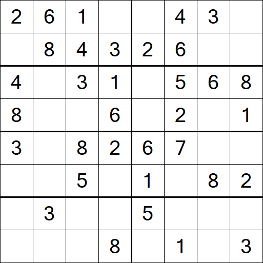 Sudoku 8x8 - Fácil