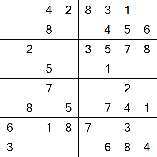 Sudoku 8x8 - Fácil